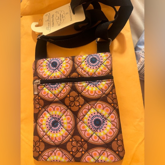 Olivia Moss, quilted cross body bag, three pockets new with tags 7 1/2”x6 1/2” - Picture 1 of 5